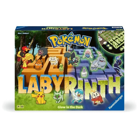 Ravensburger  Gioco da tavolo classico  Labirinto Pokémon  Gioco da tavolo  Gioco puzzle  Bambino e famiglia  Dai 7 anni  Misto  22705