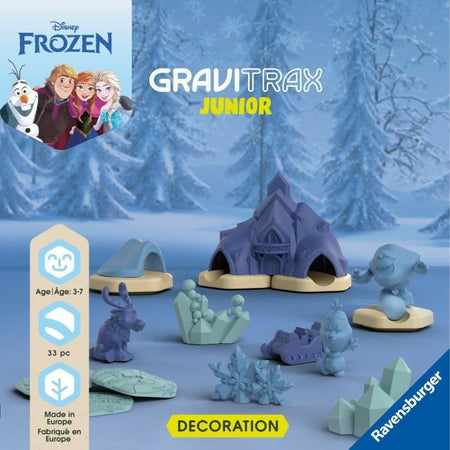 Ravensburger-Gravitrax Junior Frozen Expansion Set-33 pezzi-Pista in biglie da costruire-Età 3-23861
