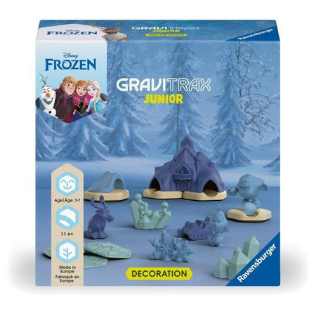 Ravensburger-Gravitrax Junior Frozen Expansion Set-33 pezzi-Pista in biglie da costruire-Età 3-23861