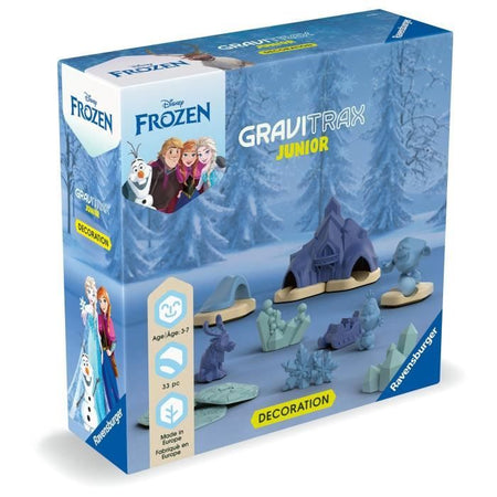 Ravensburger-Gravitrax Junior Frozen Expansion Set-33 pezzi-Pista in biglie da costruire-Età 3-23861