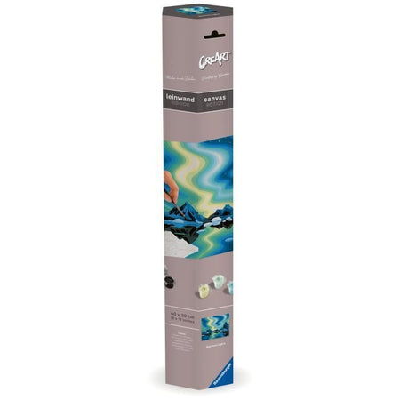 Ravensburger Tele CreArt 30x40 cm Aurora boreale Dipingere con i numeri Adulto Attività rilassante e creativa 14 anni 23907