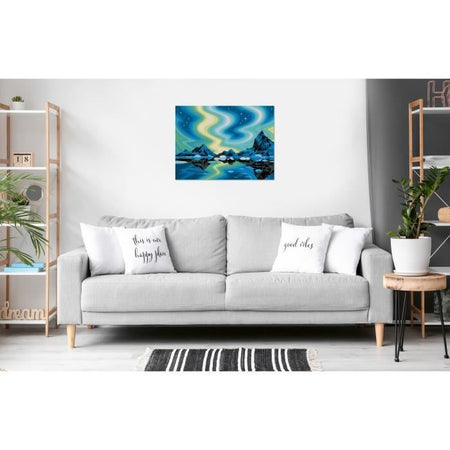 Ravensburger  Tele CreArt 30x40 cm  Aurora boreale  Dipingere con i numeri  Adulto  Attività rilassante e creativa  14 anni  23907