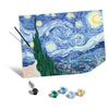 Ravensburger  Tele CreArt 30x40 cm  Van Gogh/La notte stellata  Dipingere con i numeri  Adulto  Attività rilassante e creativa  Età 14 anni  23915