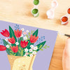 Ramo de tulipanes CreArt 20x20 cm, Ocio creativo, Adulto, Pintar por números, 25518, Ravensburger