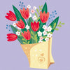 Ramo de tulipanes CreArt 20x20 cm, Ocio creativo, Adulto, Pintar por números, 25518, Ravensburger