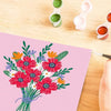 CreArt 20x20 cm Ramo de amapolas, Ocio creativo, Adulto, Pintar por números, 25519, Ravensburger