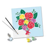 CreArt 20x20 cm Bouquet di rose, Tempo libero creativo, Adulto, Dipingi con i numeri, 25520, Ravensburger