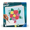 CreArt 20x20 cm Bouquet di rose, Tempo libero creativo, Adulto, Dipingi con i numeri, 25520, Ravensburger