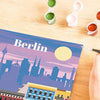CreArt 24x30 cm Berlino, Adulto, Dipingi con i Numeri, 25521, Ravensburger