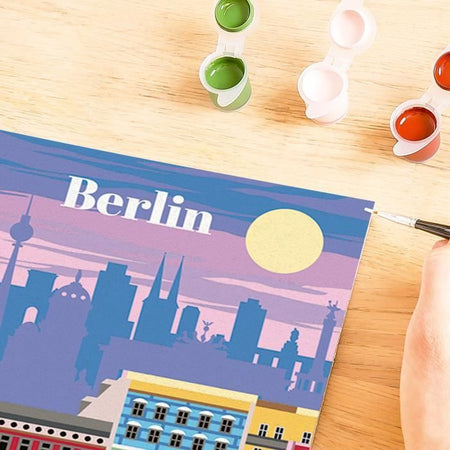 CreArt 24x30 cm Berlín, Adulto, Pintar por números, 25521, Ravensburger
