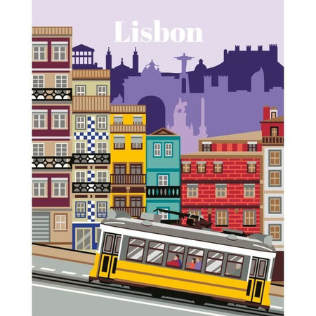 CreArt 24x30 cm Lisboa, Actividad relajante y creativa, 25522, Ravensburger