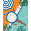 CreArt 24x30 cm Pool Time, Adulto, Pintar por números, 25523, Ravensburger