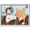 CreArt Kids 18 x 24 cm, Kit de pintura por números Gatitos y zapatos, A partir de 7 aos, 25528, Ravensburger