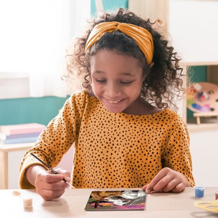 CreArt Kids 18x24cm Cavalli al tramonto, Kit di pittura con i numeri, età 9+, 25809, Ravensburger