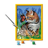 CreArt Kids 18x24cm Gato y su compaera la mariposa, Kit de pintura por números, Art Number, Edades 9, 25813, Ravensburger