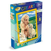 CreArt Kids - Amor maternal (18 x 24 cm), kit de pintura por números, Art Number, a partir de 7 aos, 25827, Ravensburger