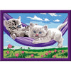 CreArt Kids 18x24cm Gattini nell'amaca, Kit di pittura con i numeri, età 9+, 25828, Ravensburger