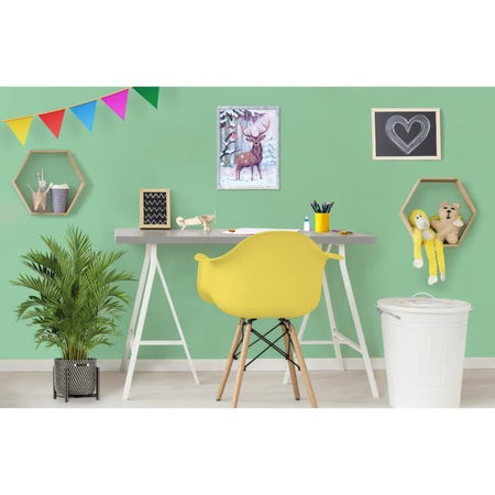 CreArt Kids 18x24cm Romantic Deer, Kit di pittura con i numeri, Numero d'arte, Età 9+, 25831, Ravensburger