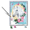 Kit de pintura por números CreArt Kids Unicornio florido (18 x 24 cm), a partir de 9 aos, 25834, Ravensburger