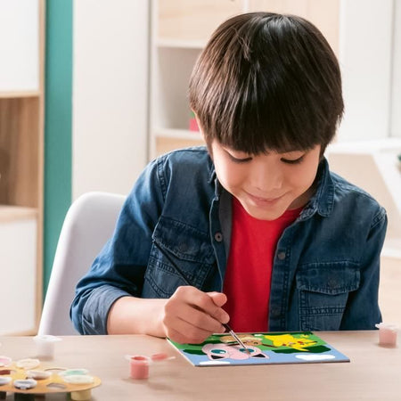 CreArt Kids 18x24cm Pokemon, Kit di pittura con i numeri, età 7+, 25839, Ravensburger