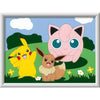 CreArt Kids 18x24cm Pokemon, Kit di pittura con i numeri, età 7+, 25839, Ravensburger