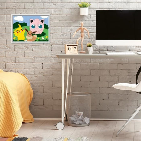 CreArt Kids 18x24cm Pokemon, Kit di pittura con i numeri, età 7+, 25839, Ravensburger