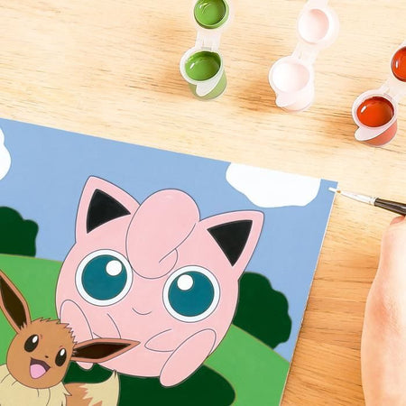 CreArt Kids 18x24cm Pokemon, Kit di pittura con i numeri, età 7+, 25839, Ravensburger