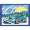 CreArt Kids 18x24cm Lamborghini, Kit di pittura con i numeri, Numero d'arte, Età 7+, 25842, Ravensburger