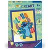 CreArt Kids 18x24cm Stitch, Kit di pittura con i numeri, dai 7 anni in su, 25844, Ravensburger