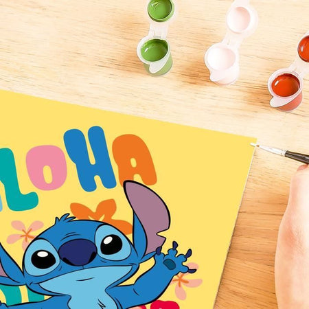 CreArt Kids 18x24cm Stitch, Kit di pittura con i numeri, dai 7 anni in su, 25844, Ravensburger