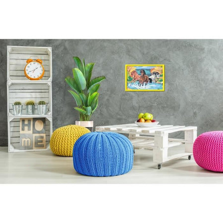 CreArt Kids - Manada de caballos (31 x 21 cm), kit para pintar por números, 9 aos en adelante, 25846, Ravensburger