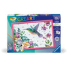 CreArt Kids 31x21cm Colibrì e fiori esotici, Kit di pittura con i numeri, Numero d'arte, Età 7+, 25851, Ravensburger