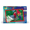 CreArt Kids 31x21cm Pappagalli, Kit di pittura con i numeri, dai 7 anni in su, 25854, Ravensburger