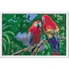CreArt Kids 31x21cm Pappagalli, Kit di pittura con i numeri, dai 7 anni in su, 25854, Ravensburger