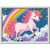 Kit de pintura por números CreArt Kids Unicornio neón de 18 x 24 cm, a partir de 7 aos, 25904, Ravensburger