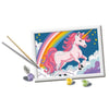 Kit de pintura por números CreArt Kids Unicornio neón de 18 x 24 cm, a partir de 7 aos, 25904, Ravensburger