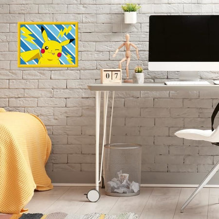 Kit de pintura por números CreArt Kids Pikachu Lightning Bolt (18 x 24 cm), a partir de 7 aos, 25905, Ravensburger
