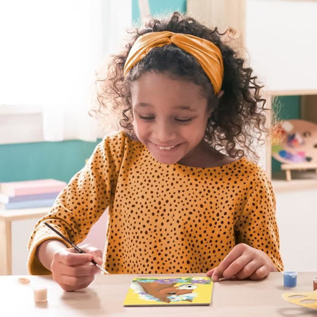 CreArt Kids 18x24cm Flowery Horse, Kit di pittura con i numeri, Numero d'arte, Età 7+, 25906, Ravensburger