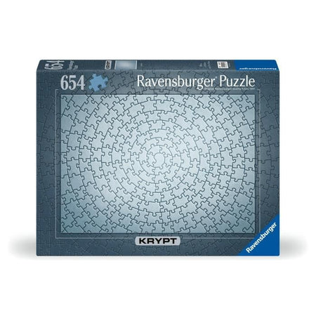 Puzzle Krypt Silver da 654 pezzi, Adulti e bambini dai 14 anni, Monochrome Challenge, 12000071, Ravensburger