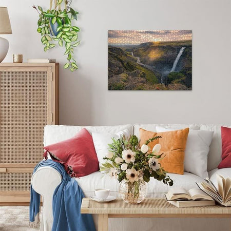 Ravensburger-Puzzle da 1000p-La Cascata Háifoss, Islanda (In evidenza)-Adulti e Bambini-Età 14-Puzzle di Qualità Premium-12000110