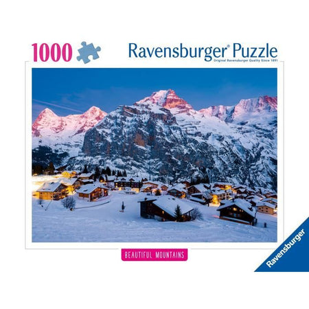 Puzzle da 1000 pezzi Oberland Bernese, Mrren (Highlights), Adulti e bambini, A partire da 14 anni, Puzzle di alta qualità, 12000254, R