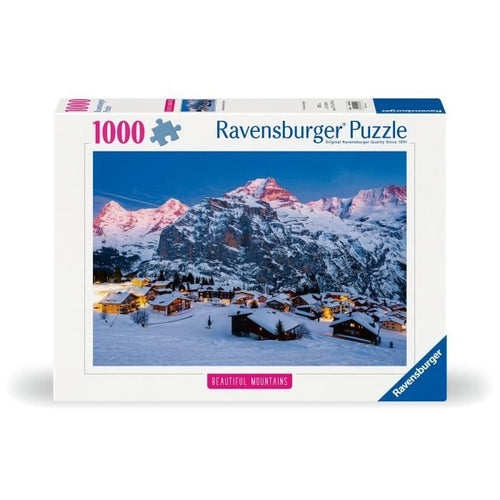 Puzzle da 1000 pezzi Oberland Bernese, Mrren (Highlights), Adulti e bambini, A partire da 14 anni, Puzzle di alta qualità, 12000254, R