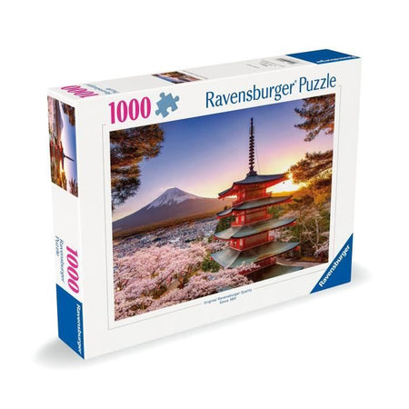 Puzzle da 1000 pezzi Fiori di ciliegio del Monte Fuji, Adulti e bambini, Età 14, Puzzle di alta qualità, 12000582, Ravensb