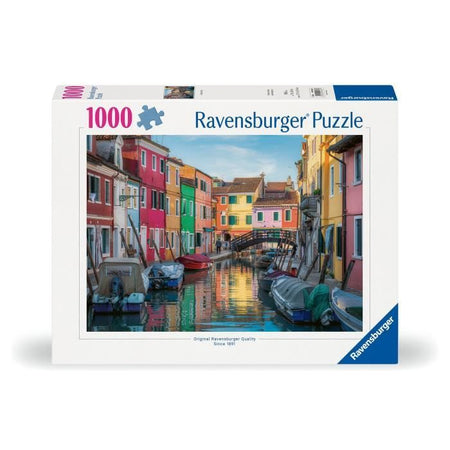Ravensburger - Puzzle da 1000 pezzi-Burano, Italia - Adulti e bambini dai 14 anni - Puzzle di alta qualità - 12000623