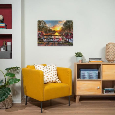 Puzzle da 1000 pezzi Biciclette ad Amsterdam, Adulti e bambini dai 14 anni, Puzzle di alta qualità, 12000662, Ravensburger