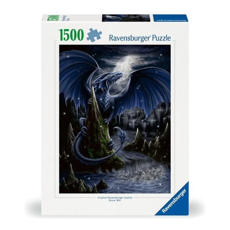 Ravensburger - Puzzle da 1500 pezzi - Il drago blu - Adulti e bambini dai 14 anni - Puzzle di alta qualità 80x60 cm -12000731