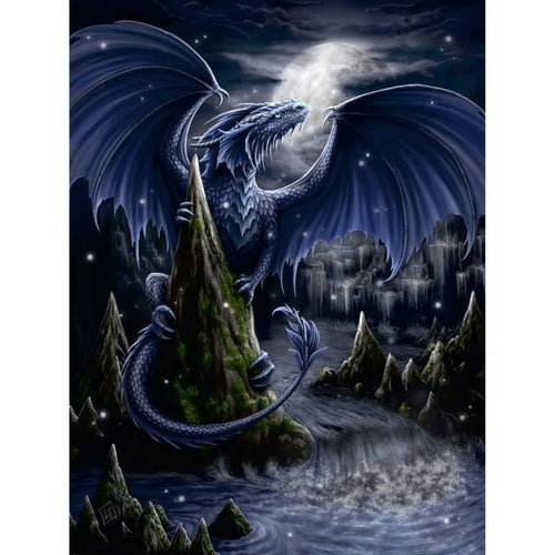 Ravensburger - Puzzle da 1500 pezzi - Il drago blu - Adulti e bambini dai 14 anni - Puzzle di alta qualità 80x60 cm -12000731