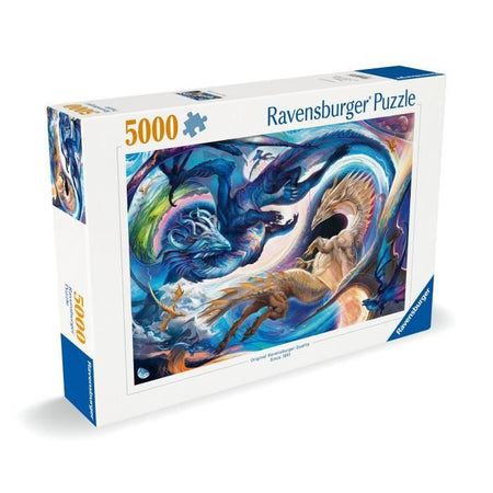 Puzzle da 5000 pezzi: Drago di giorno e di notte, dai 14 anni in su, Draghi, 12000813, Ravensburger