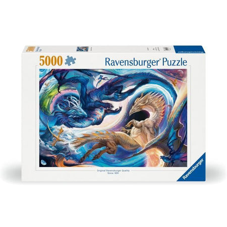 Puzzle da 5000 pezzi: Drago di giorno e di notte, dai 14 anni in su, Draghi, 12000813, Ravensburger