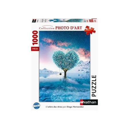 Nathan-Puzzle 1000 pezzi-L'albero dei sogni/Diego Hernandez-Adulti e bambini dai 14 anni-Puzzle di qualità Premium-12000905